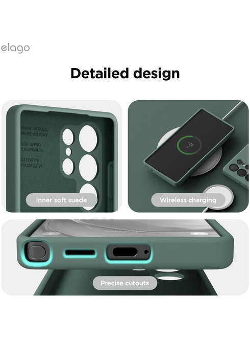 elago Samsung Galaxy S25 ULTRA Case Liquid Silicone